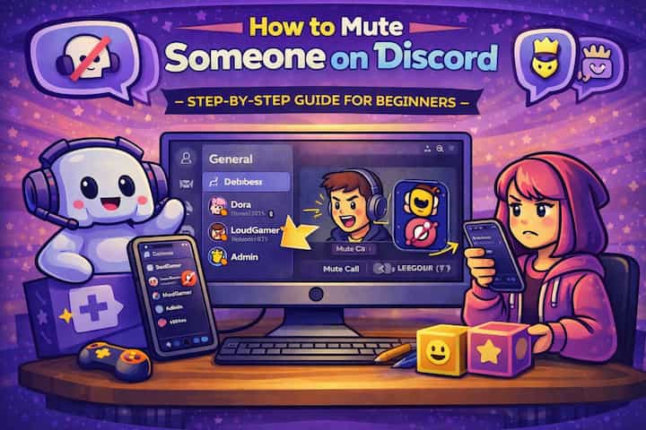 Mute someone on Discord