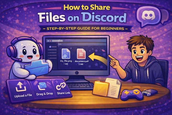 Share files on Discord