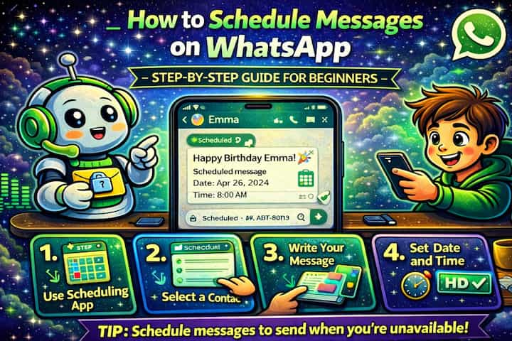 Schedule messages on WhatsApp